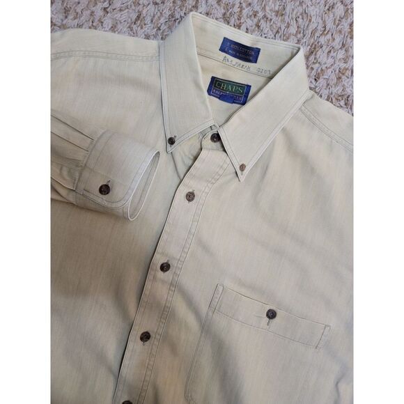 Vintage Chaps Ralph Lauren Men's‎ 16.5 34/35 Oxford Long Sleeve Button Down - Picture 1 of 9